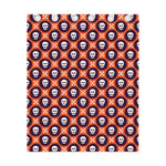 Halloween Skull And Bone Pattern Print Curtain