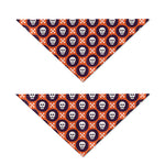 Halloween Skull And Bone Pattern Print Dog Bandana