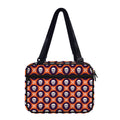 Halloween Skull And Bone Pattern Print Double Strap Bible Bag