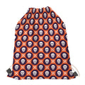 Halloween Skull And Bone Pattern Print Drawstring Bag