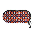 Halloween Skull And Bone Pattern Print Glasses Case