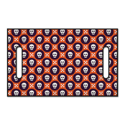 Halloween Skull And Bone Pattern Print Golf Cart Seat Cover