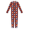 Halloween Skull And Bone Pattern Print Jumpsuit