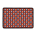 Halloween Skull And Bone Pattern Print Kitchen Mat