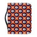 Halloween Skull And Bone Pattern Print Leather Bible Cover