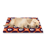 Halloween Skull And Bone Pattern Print Pet Cooling Mat Cover