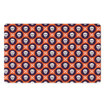 Halloween Skull And Bone Pattern Print Polyester Doormat