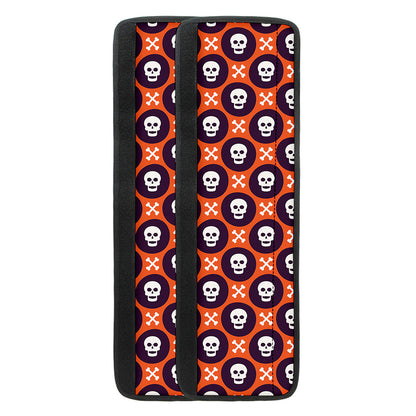 Halloween Skull And Bone Pattern Print Refrigerator Handle Covers