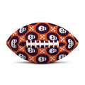 Halloween Skull And Bone Pattern Print Rugby Ball