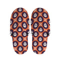 Halloween Skull And Bone Pattern Print Slippers