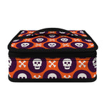 Halloween Skull And Bone Pattern Print Small Lunch Bag