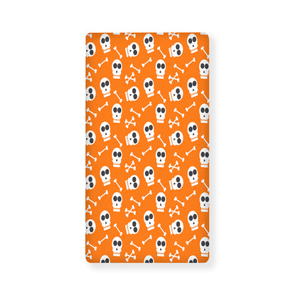 Halloween Skull Pattern Print Baby Crib Sheet