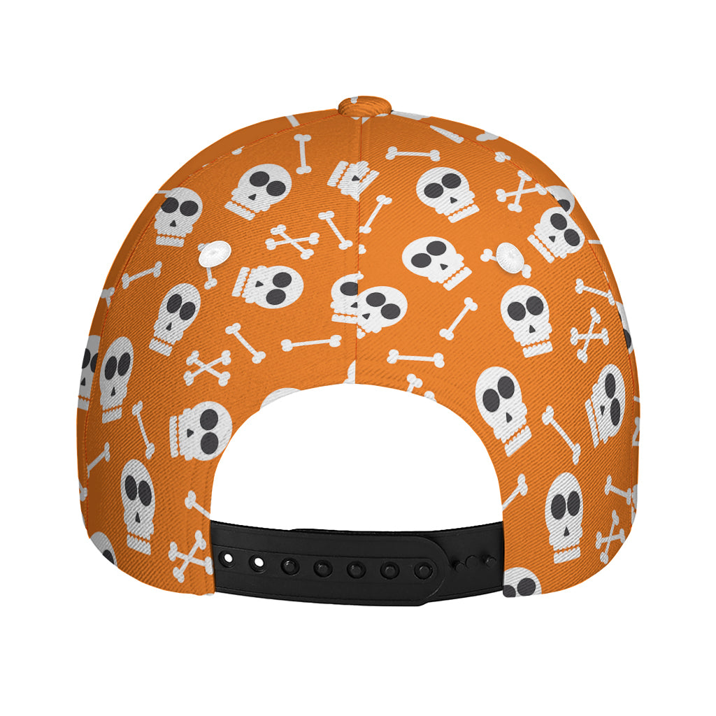 Halloween Skull Pattern Print Baseball Cap