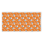 Halloween Skull Pattern Print Beach Towel