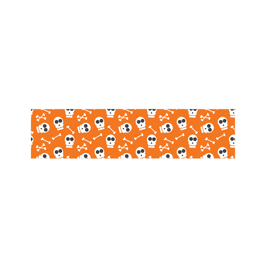 Halloween Skull Pattern Print Bed Runner