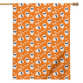 Halloween Skull Pattern Print House Flag