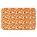 Halloween Skull Pattern Print Indoor Door Mat