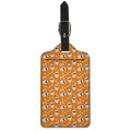 Halloween Skull Pattern Print Luggage Tag