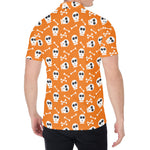 Halloween Skull Pattern Print Men's Shirt