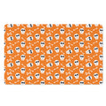 Halloween Skull Pattern Print Polyester Doormat