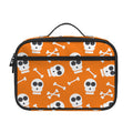 Halloween Skull Pattern Print Portable Lunch Bag