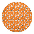 Halloween Skull Pattern Print Round Blanket
