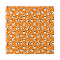 Halloween Skull Pattern Print Silk Bandana