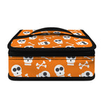Halloween Skull Pattern Print Small Lunch Bag