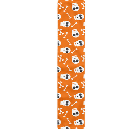 Halloween Skull Pattern Print Table Runner