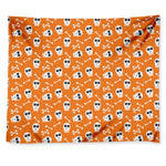 Halloween Skull Pattern Print Tapestry