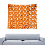 Halloween Skull Pattern Print Tapestry