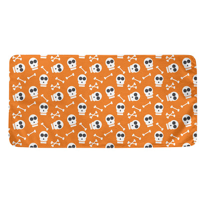 Halloween Skull Pattern Print Towel