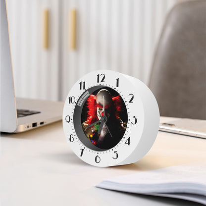 Halloween Smiling Clown Print Alarm Clock