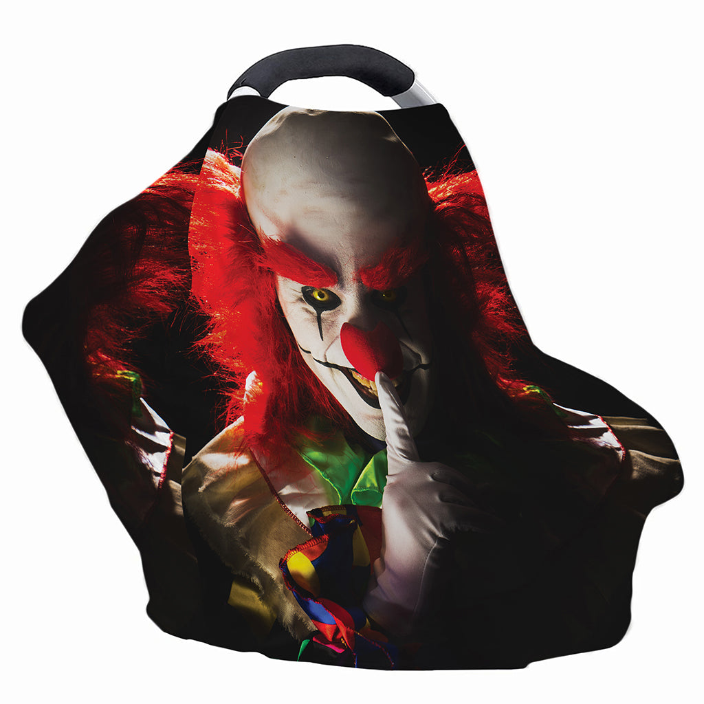 Halloween Smiling Clown Print Baby Seat Cover