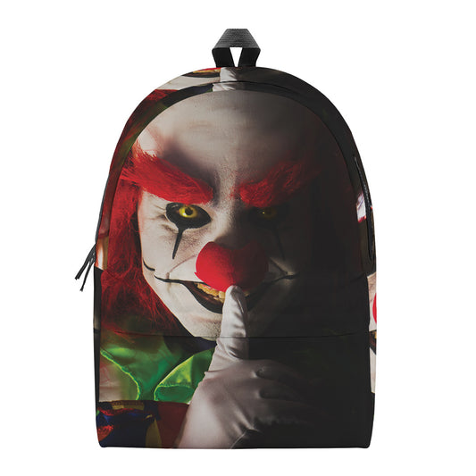 Halloween Smiling Clown Print Backpack