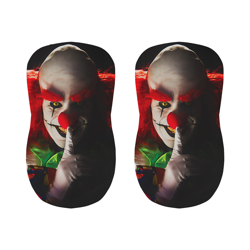 Halloween Smiling Clown Print Bar Stool Covers