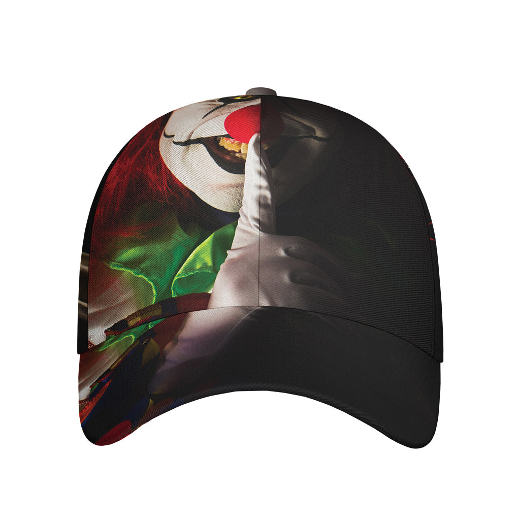 Halloween Smiling Clown Print Baseball Cap