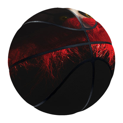 Halloween Smiling Clown Print Basketball