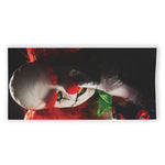 Halloween Smiling Clown Print Beach Towel