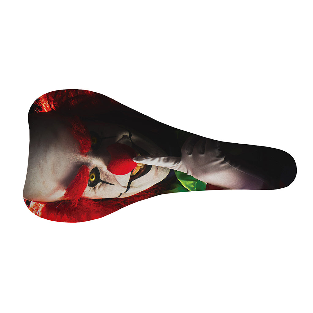 Halloween Smiling Clown Print Bicycle Seat Cover
