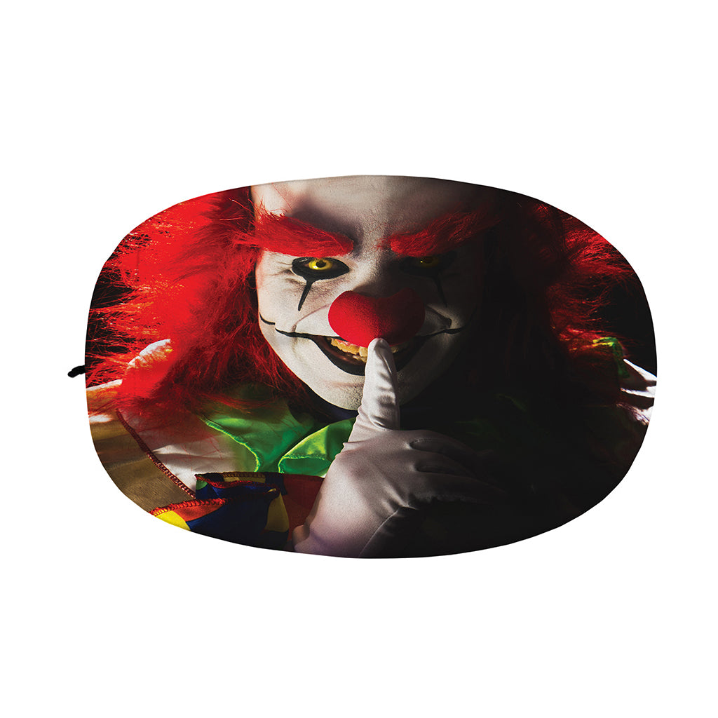 Halloween Smiling Clown Print Car Side Mirror Covers