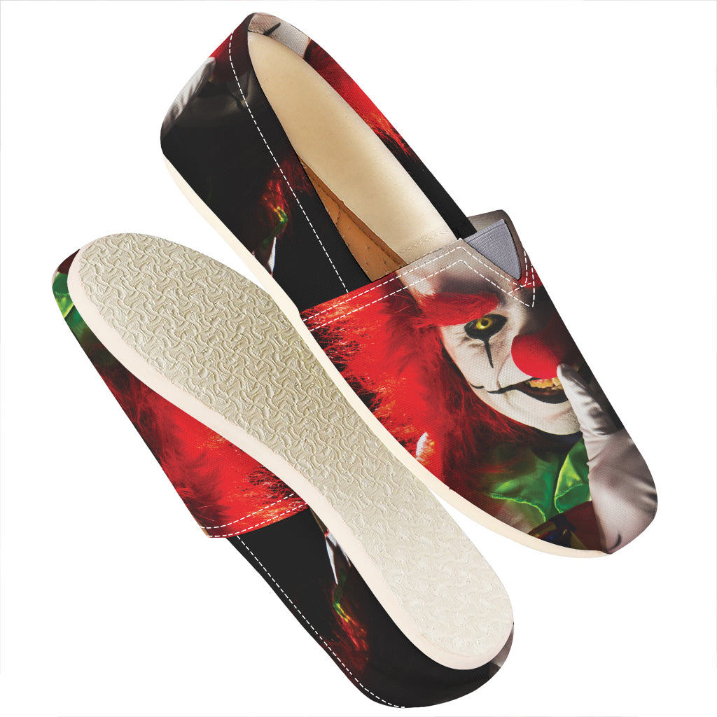 Halloween Smiling Clown Print Casual Shoes