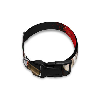 Halloween Smiling Clown Print Dog Collar