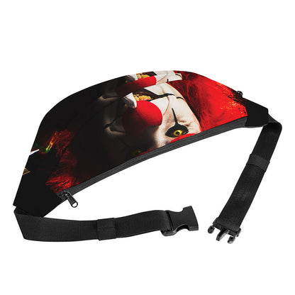 Halloween Smiling Clown Print Fanny Pack