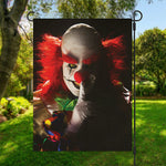 Halloween Smiling Clown Print Garden Flag