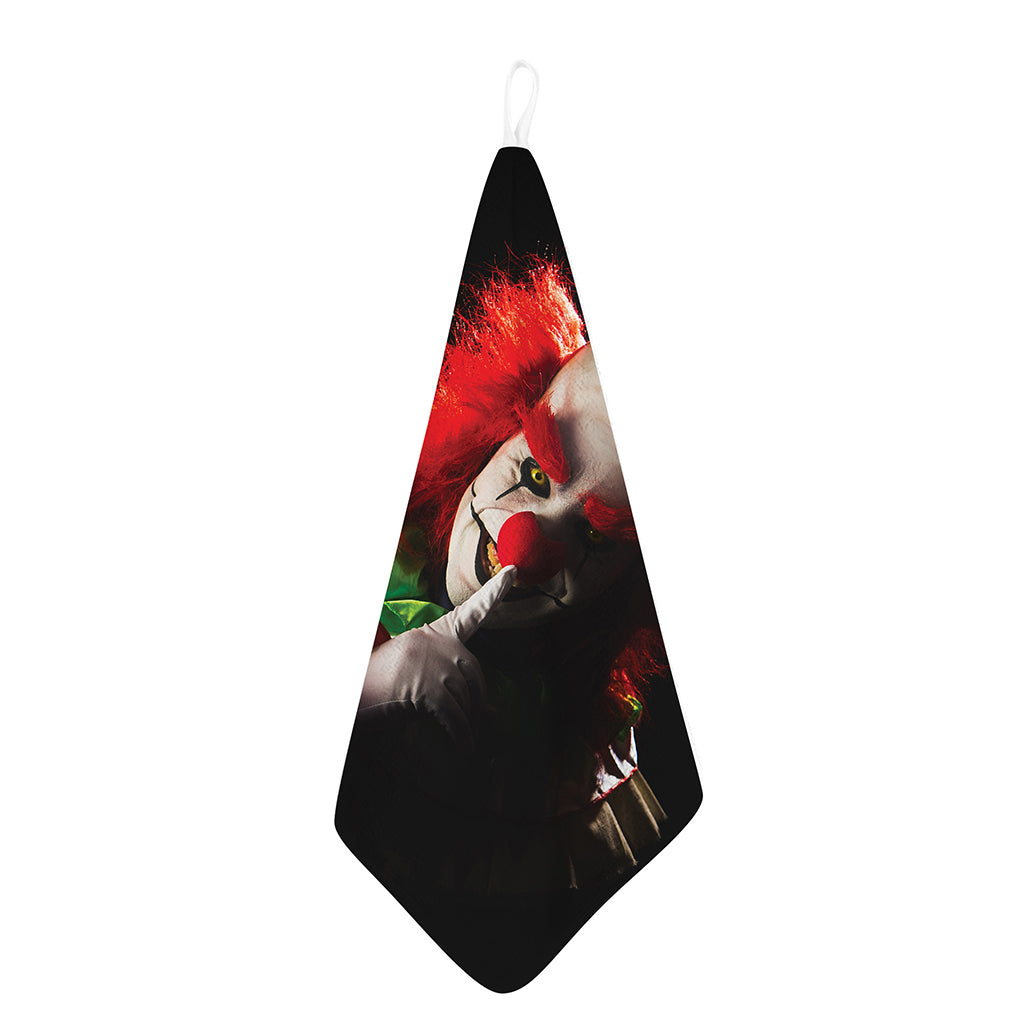 Halloween Smiling Clown Print Hand Towel
