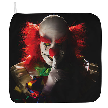 Halloween Smiling Clown Print Hand Towel