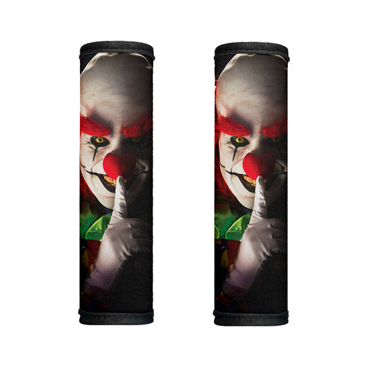 Halloween Smiling Clown Print Handle Covers