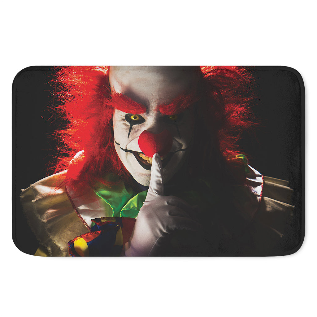 Halloween Smiling Clown Print Indoor Door Mat