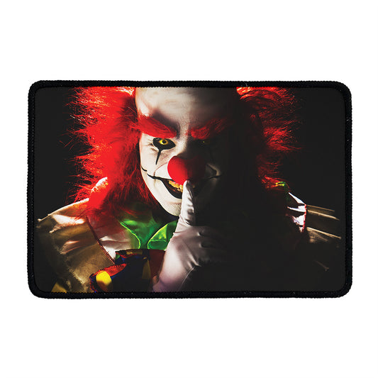 Halloween Smiling Clown Print Kitchen Mat